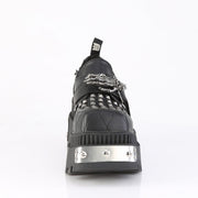 Demonia WRATH-42 Pump (Black Vegan Leather)