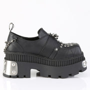 Demonia WRATH-42 Pump (Black Vegan Leather)