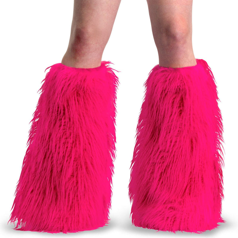 Demonia YETI-08 Hot Pink Faux Fur 1