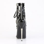 Devious DAGGER-1032 Ankle Boot (Black Patent)