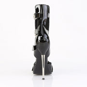 Devious DAGGER-15 Ankle Boot (Black Patent)