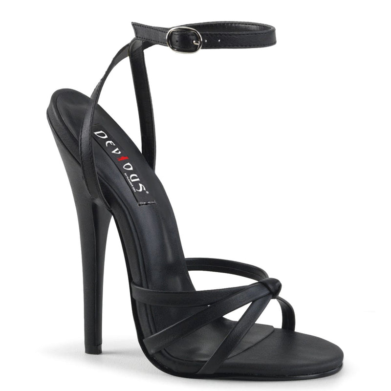 Devious DOMINA-108 Sandal (Black Pu) 5