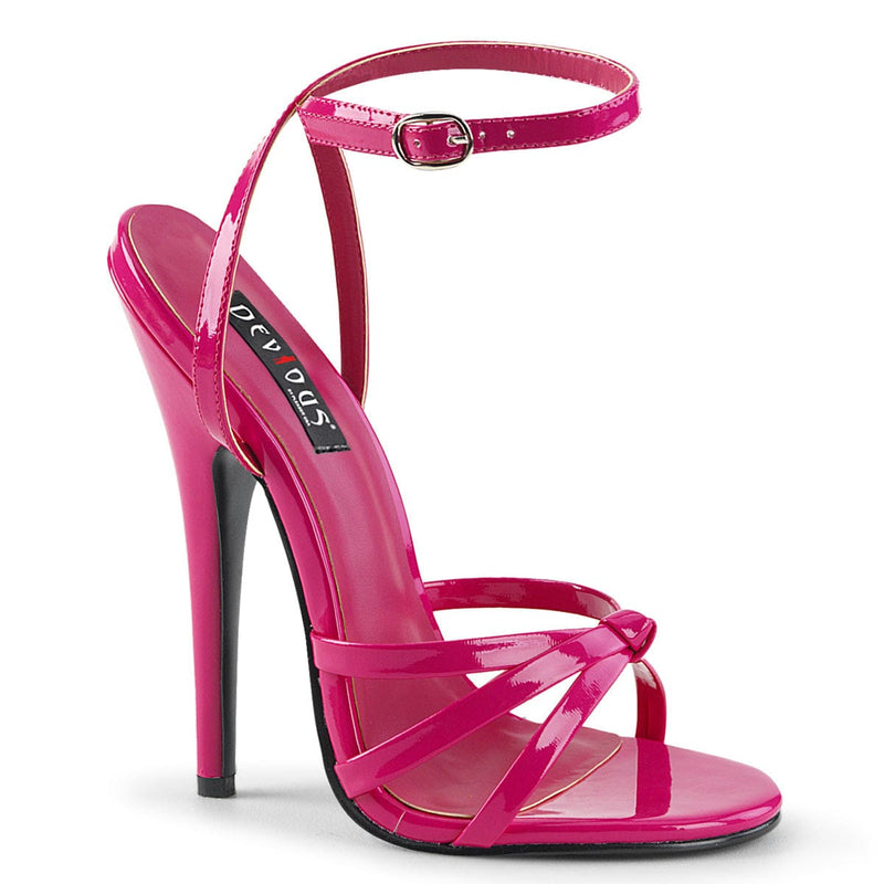 Devious DOMINA-108 Sandal (Hot Pink Patent) 5