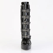 Devious INDULGE-1038 Ankle Boot (Black Patent)