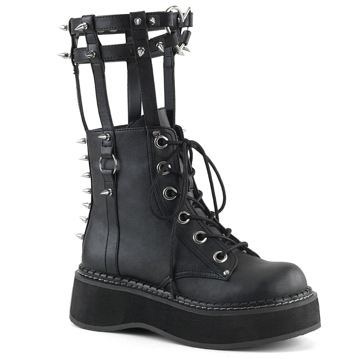 EMILY-357 Black Ankle Boots