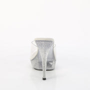 Fabulicious ATHENA-501 Clear/Clear Platform Slide