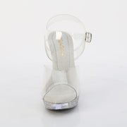 Fabulicious ATHENA-508 Clear/Clear Platform Sandal