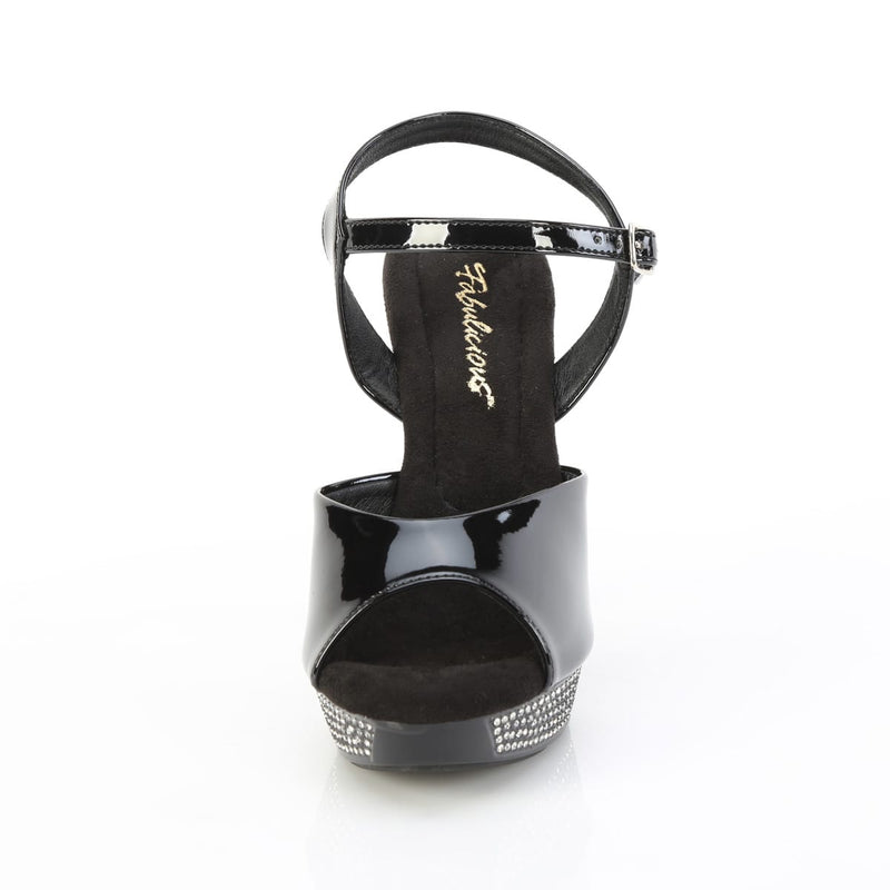 Fabulicious ATHENA-509 Black/Black Platform Sandal