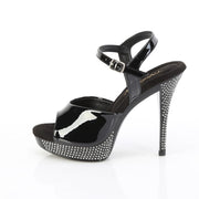 Fabulicious ATHENA-509 Black/Black Platform Sandal