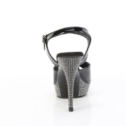 Fabulicious ATHENA-509 Black/Black Platform Sandal