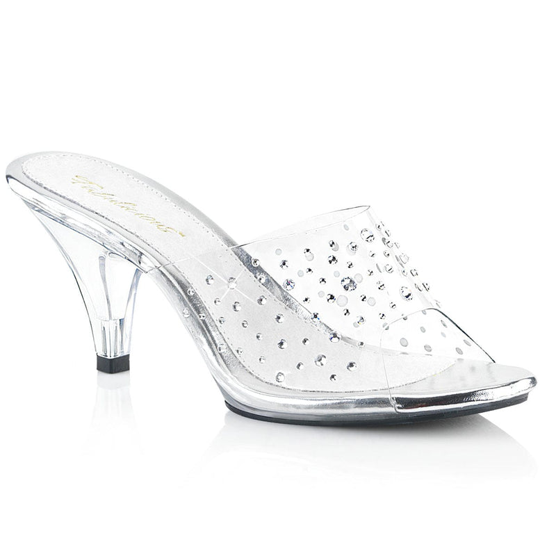 Fabulicious BELLE-301RS Slide (Clear/Clear) 5