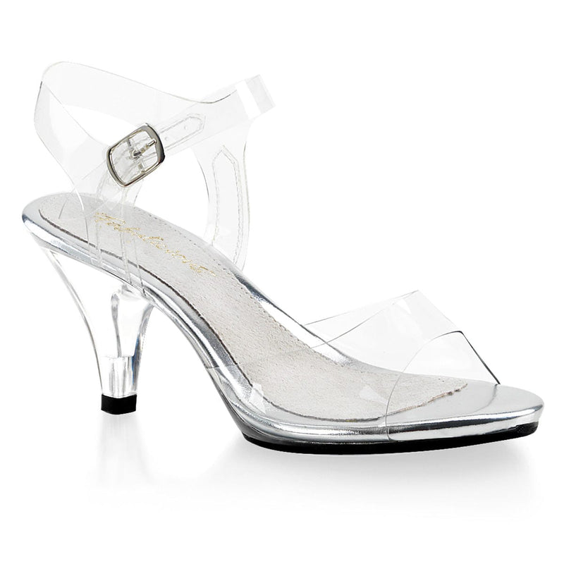 Fabulicious BELLE-308 Sandal (Clear/Clear) 5