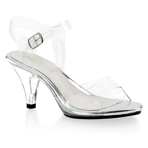 Fabulicious BELLE-308 Sandal (Clear/Clear) 5