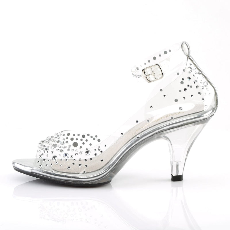 Fabulicious BELLE-330RS Sandal (Clear/Clear)