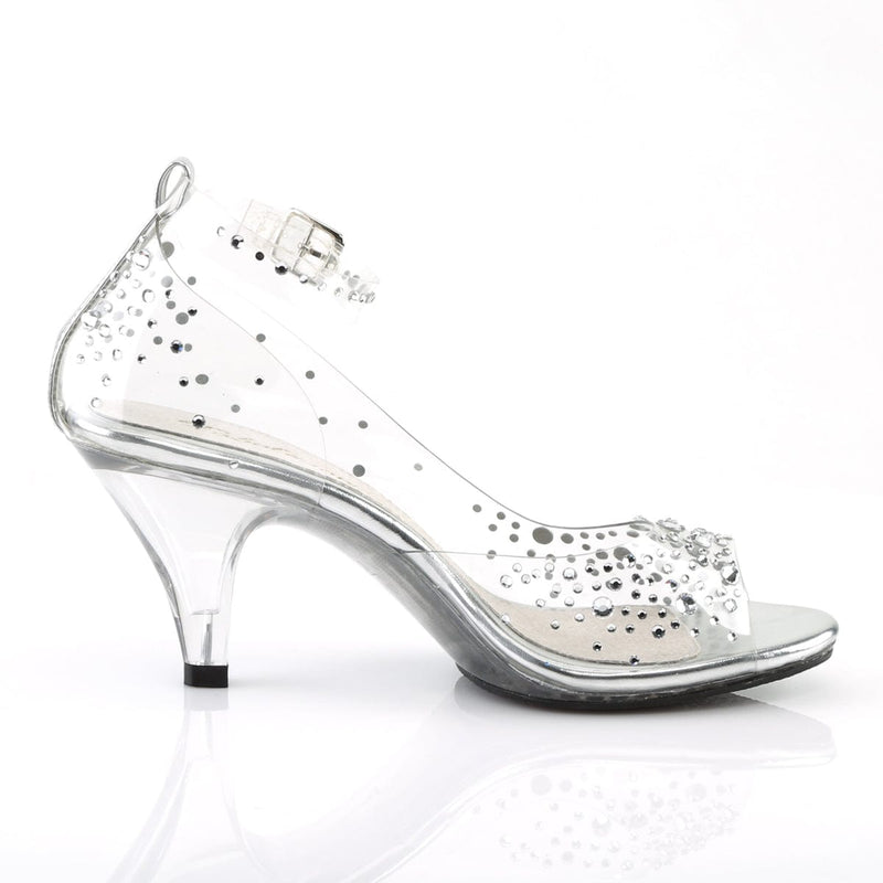 Fabulicious BELLE-330RS Sandal (Clear/Clear)