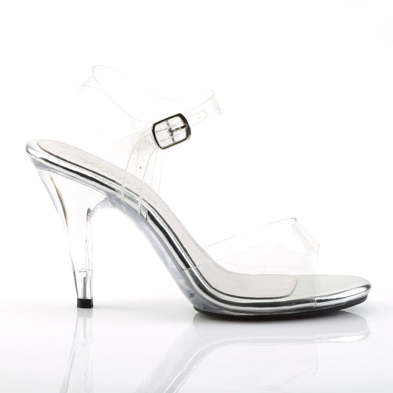 Fabulicious CARESS-408 Sandal (Clear/Clear)