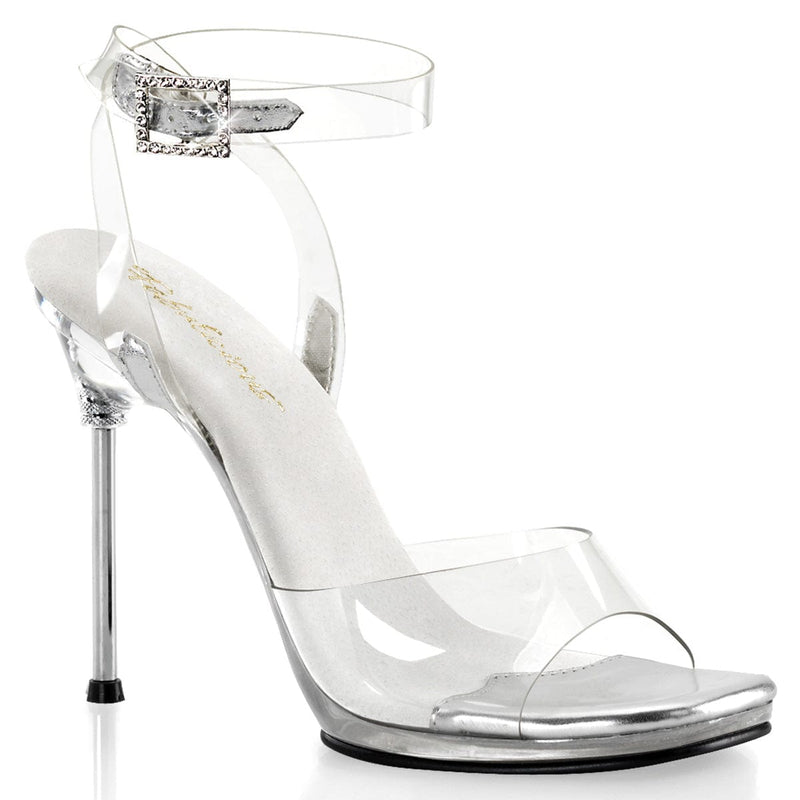 Fabulicious CHIC-06 Sandal (Clear/Clear)