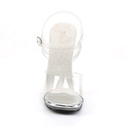 Fabulicious CHIC-08 Sandal (Clear/Clear)