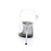 Fabulicious CHIC-08 Sandal (Clear/Clear)