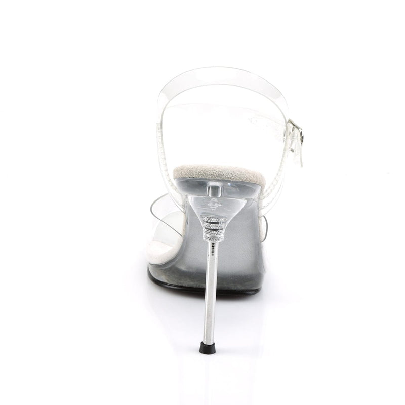 Fabulicious CHIC-08 Sandal (Clear/Clear)