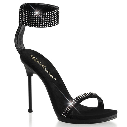 Fabulicious CHIC-40 Sandal (Black Nubuck Pu/Black)