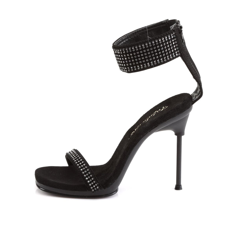 Fabulicious CHIC-40 Sandal (Black Nubuck Pu/Black)