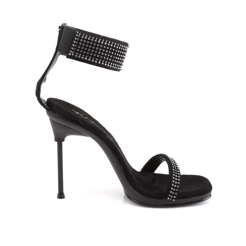 Fabulicious CHIC-40 Sandal (Black Nubuck Pu/Black)