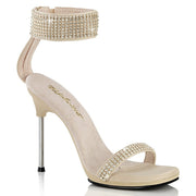 Fabulicious CHIC-40 Sandal (Tan Faux Leather-Rhinestone/Tan) 5