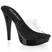 Fabulicious COCKTAIL-501 Slide (Clear/Black) 5