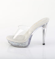 Fabulicious COCKTAIL-501RSI Slide (Clear/Clear-Silver AB Rhinestone)