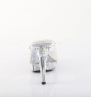 Fabulicious COCKTAIL-501RSI Slide (Clear/Clear-Silver AB Rhinestone)