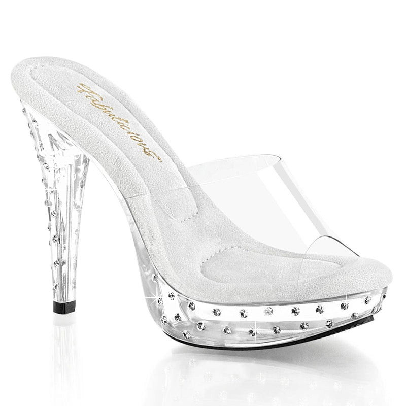 Fabulicious COCKTAIL-501SDT Slide (Clear/Clear) 5