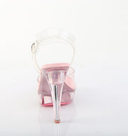 Fabulicious COCKTAIL-508 Sandal (Clear-Baby Pink/Baby Pink Tinted)