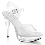 Fabulicious COCKTAIL-508 Sandal (Clear/Clear) 5