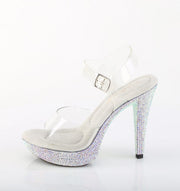 Fabulicious COCKTAIL-508DM Sandal (Clear/Silver Multi Rhinestone)