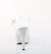 Fabulicious COCKTAIL-508DM Sandal (Clear/Silver Multi Rhinestone)