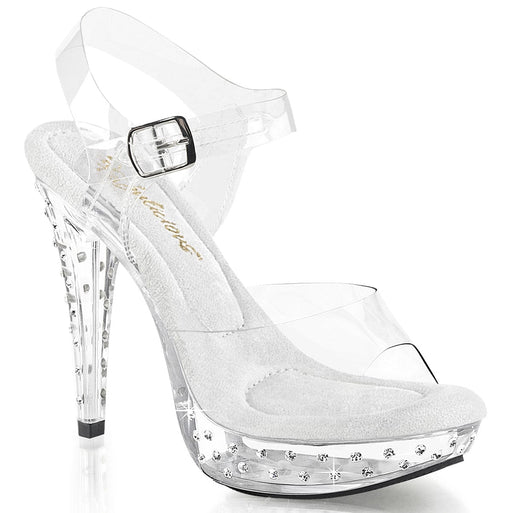 Fabulicious COCKTAIL-508SDT Sandal (Clear/Clear) 5