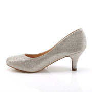Fabulicious DORIS-06 Pump (Nude Glitter Mesh Fabric)