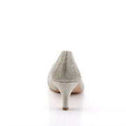 Fabulicious DORIS-06 Pump (Nude Glitter Mesh Fabric)