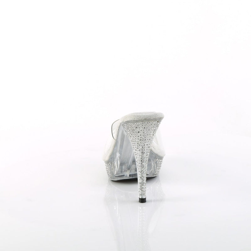 Fabulicious ELEGANT-401 Slide (Clear/Clear)