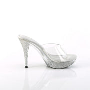 Fabulicious ELEGANT-401 Slide (Clear/Clear)