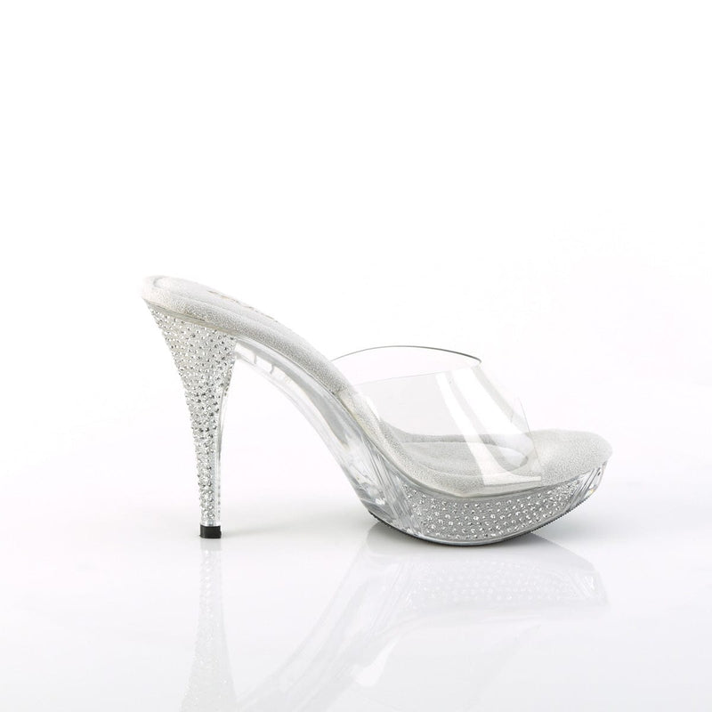 Fabulicious ELEGANT-401 Slide (Clear/Clear)