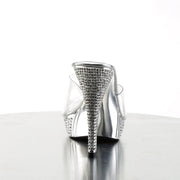 Fabulicious ELEGANT-401 Slide (Clear/Silver Chrome)