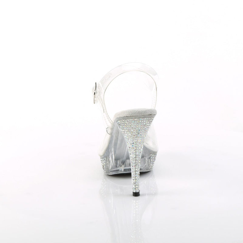 Fabulicious ELEGANT-408ABRS Sandal (Clear/Clear)