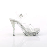 Fabulicious ELEGANT-408ABRS Sandal (Clear/Clear)