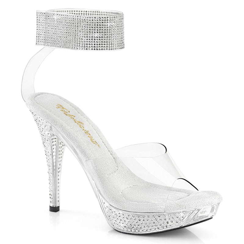 Fabulicious ELEGANT-442 Sandal (Clear/Clear)