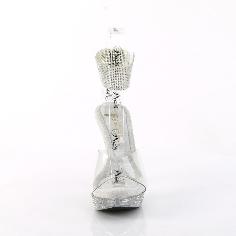 Fabulicious ELEGANT-442 Sandal (Clear/Clear)