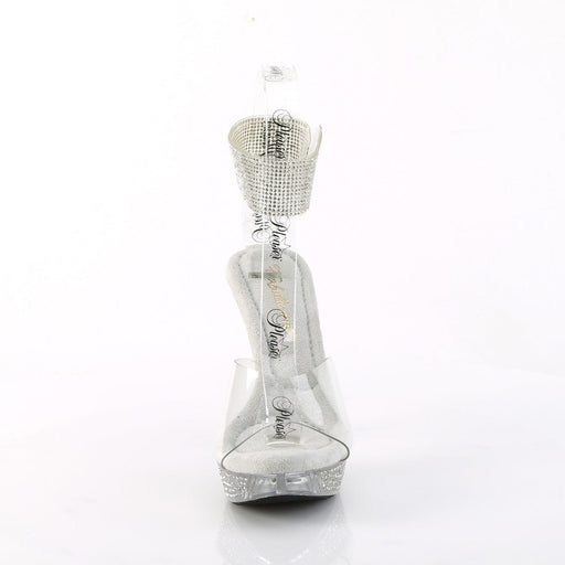 Fabulicious ELEGANT-442 Sandal (Clear/Clear)