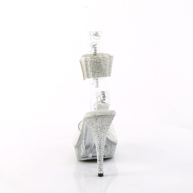 Fabulicious ELEGANT-442 Sandal (Clear/Clear)