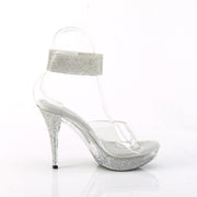 Fabulicious ELEGANT-442 Sandal (Clear/Clear)